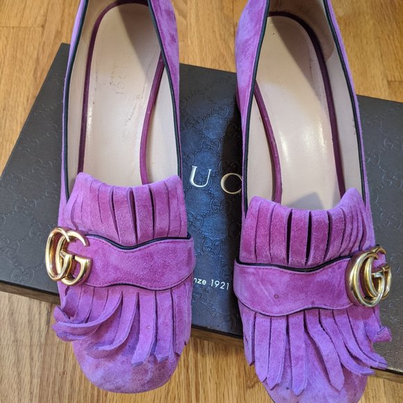 Gucci Shoes - Gucci Marmont loafers size 37.5